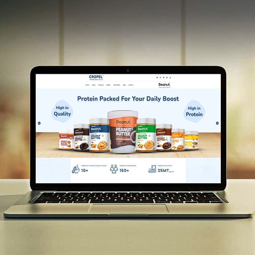 Website Mockup cropel